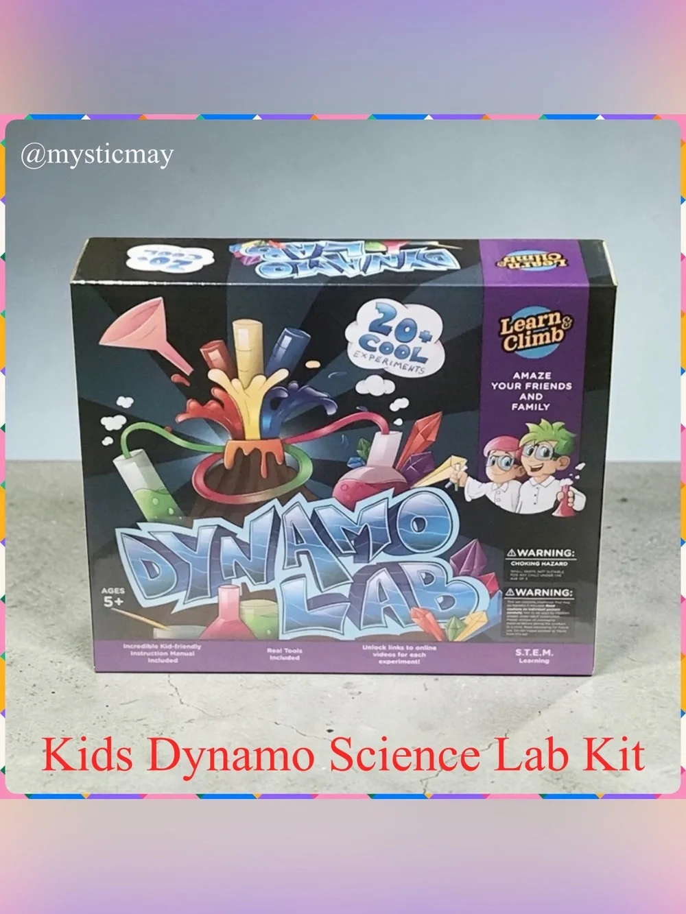 New in Box Kids DYNAMO LAB Science Activity Kit STEM Learning w 20 Experiments